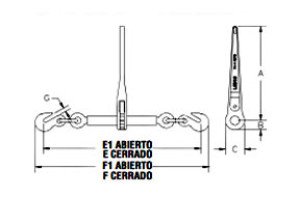10. Tensor Tipo Trinquete L-140